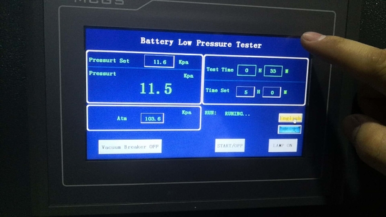 IEC62133 chambre de basse pression de batterie au lithium de la clause 7.3.7 pour simuler l'essai de haute altitude