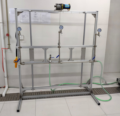 Essai matériel de jet d'eau d'étagère en aluminium - IEC62368-1 annexe Y.5.3 de l'édition 3.0-2018