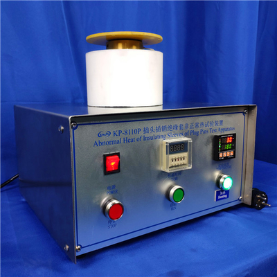 Appareil pour la résistance de essai à la chaleur anormale des douilles isolantes des goupilles de prise, équipement de test du CEI 60884-1