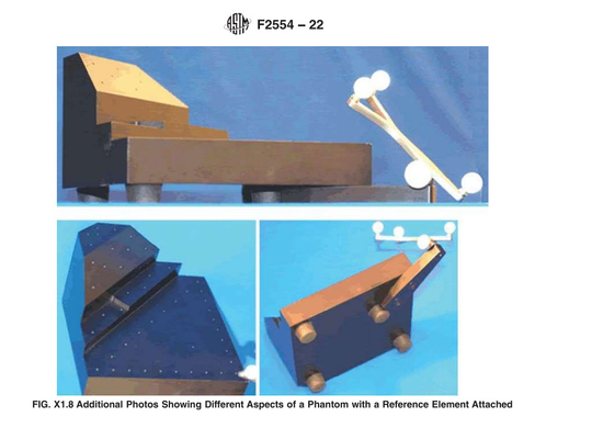 ASTM F2554 22 Phantom évaluant la précision de suivi d'un système