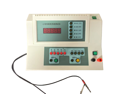 Équipement d'essai médical pour l'essai des performances électriques des électrodes par ECG avec plusieurs éléments d'essai et des résultats précis