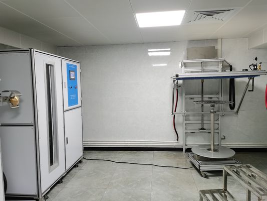 Équipement d'essai IPX6K selon la norme CEI 60529 avec hauteur de goutte réglable et construction en acier inoxydable pour les tests de protection contre la pénétration